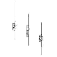 MILLENCO Mantis 3 Lever Operated Latch & Deadbolt 92 62 Twin Spindle 2 Hook 2 Anti Lift Bolts & 2 Rollers 35/92-62