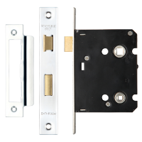 ERA Valiant Bathroom Lock Square End 76mm Case Polished Display - Polished Stainless Steel