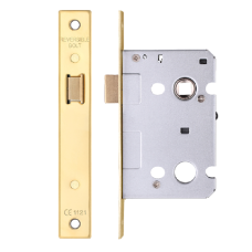 ERA Valiant Upright Latch Square End 64mm Case - Polished Brass