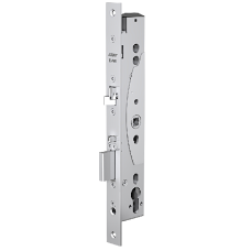 ABLOY EL460 Narrow Stile DIN Electric Lock 35mm Backset - Satin Stainless Steel