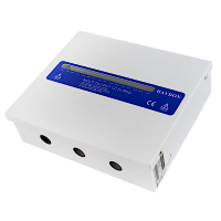 HAYDON MARKETING CCTV Boxed Power Supply Multi Way Flexible Up To 16 Way 12VDC Max Output 10Amp HAY-PSUMULTI-10A - White