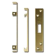 UNION 2954 Rebate To Suit 2134 & 2134E Deadlocks 13mm PL - Polished Lacquered Brass