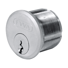 EVVA A5 RM1 Screw-In Cylinder  Keyed To Differ Single - Nickel Plated