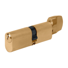 EVVA A5 OKZ Oval Key & Turn Cylinder 82mm 41-T41 36-10-T36 Keyed To Differ  - Polished Brass