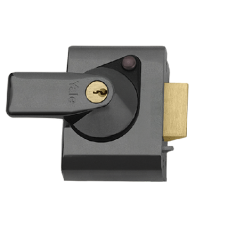 YALE PBS1 & PBS2 Auto Deadlocking Nightlatch 40mm CASE CYL  - Polished Brass