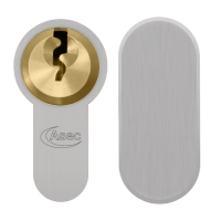 ASEC Vital 6 Pin Key & Turn Euro Snap Resistant Cylinder 70mm 35/35 30/10/30T - Dual Finish