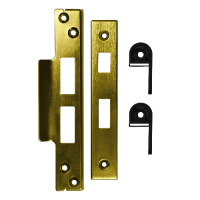 ASEC Vital BS 5 Lever Sashlock Rebate Kit - Polished Brass