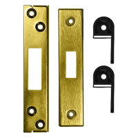 ASEC Vital BS 5 Lever Deadlock Rebate Kit - Polished Brass