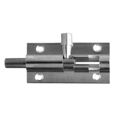 ASEC VITAL 25mm Wide Straight Barrel Bolt 50mm - Chrome Plated