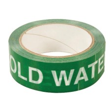 Dickie Dyer COLD WATER Identification Tape (38mm x 33m)