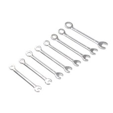 Miniature Combination Spanner Set Metric 8 pieces (4 - 9mm)