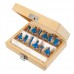 8mm TCT Router Bit Set 12 pieces (8mm)