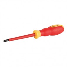 VDE Soft-Grip Electricians Screwdriver Pozidriv (PZ2 x 100mm)