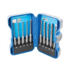 SDS Plus TCT Masonry Drill Bit Set 10 pieces (4 - 12mm)