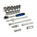 Socket Wrench Set 1/2in Drive Metric 21 pieces (21 pieces)