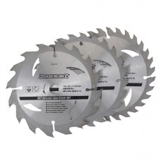 TCT Circular Saw Blades 16, 24, 30T 3pk (135 x 12.7 - 10mm Ring)