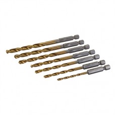 Hex Shank Drill Bit Set 7 pieces (3 - 6.5mm)