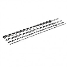 Long Auger Bit Set 4 pieces (8 - 24mm)