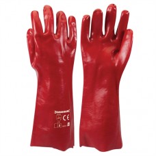 Red PVC Gauntlets (L 9)