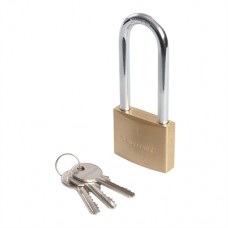 Brass Padlock Long Shackle (50mm)