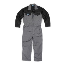 Zip-Front Coverall Charcoal (XXL)